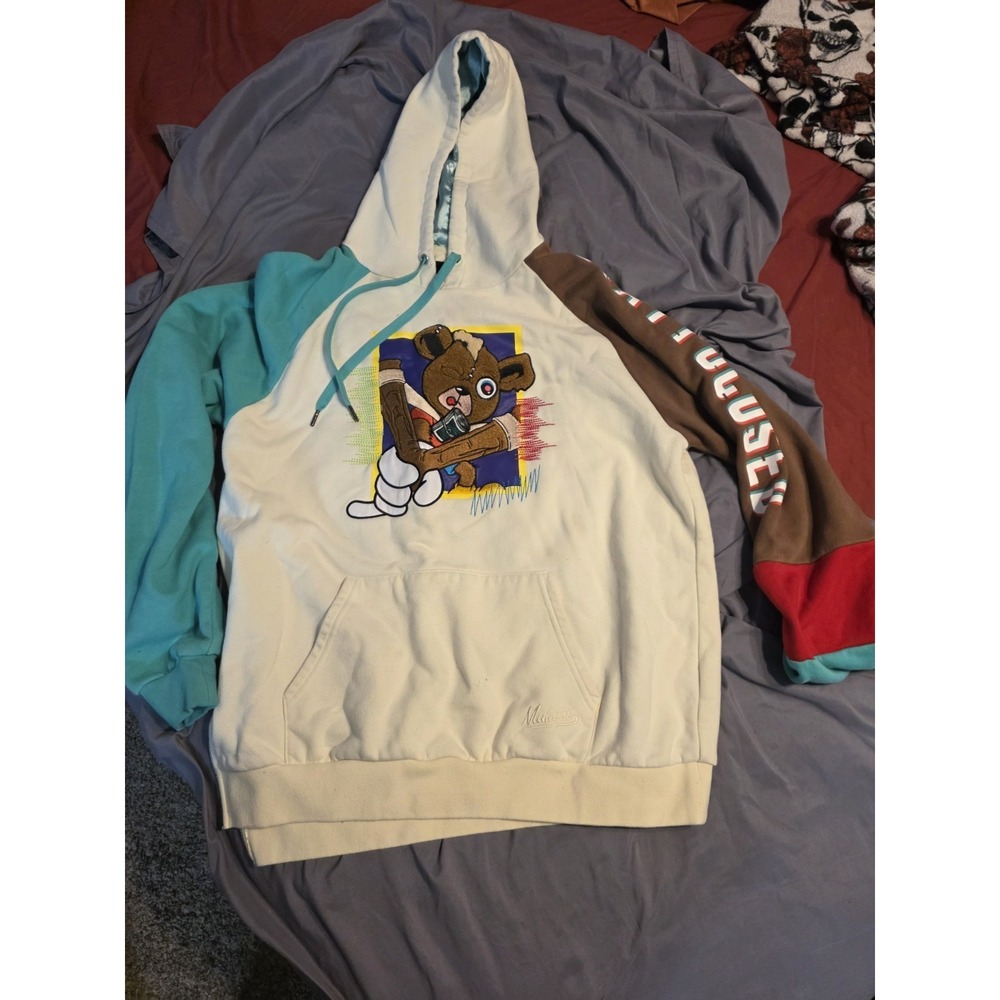 Preowned Makobi 2X Sweatsuit Teddy Bear Hoodie Joggers‎ Set